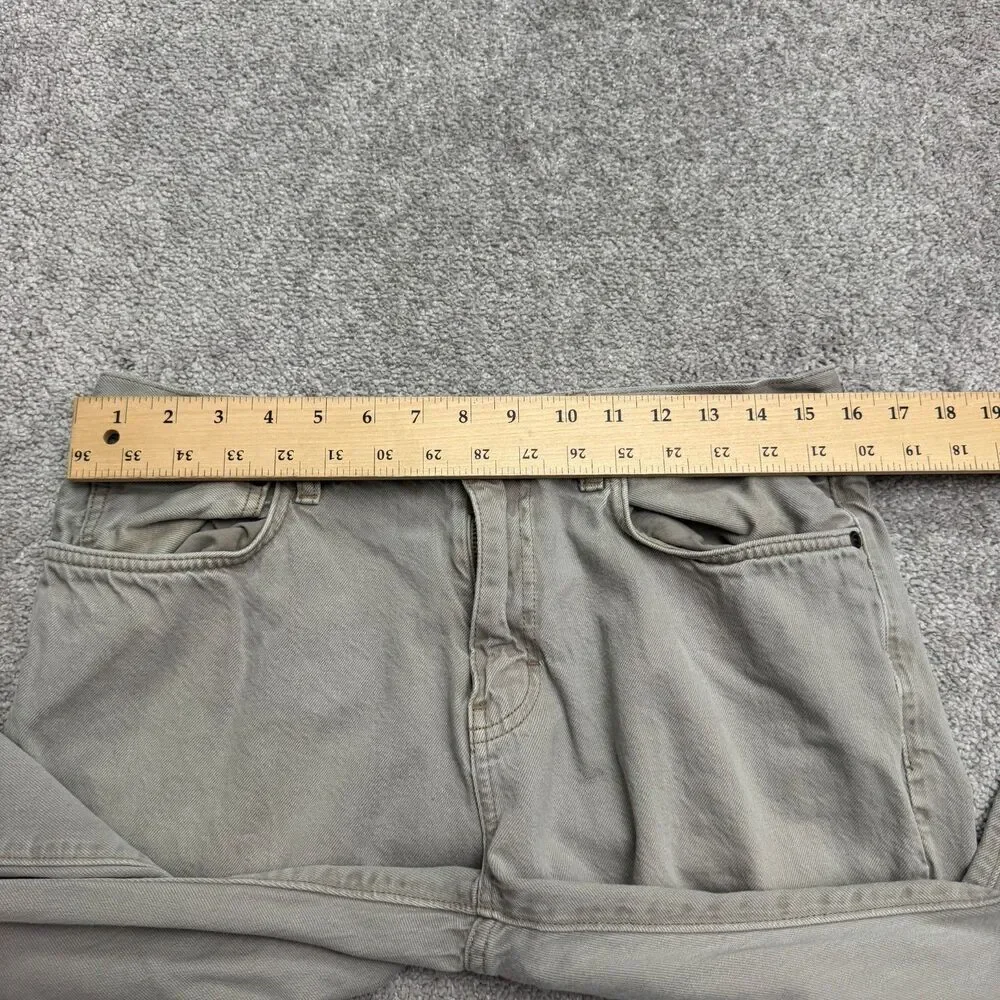 J.Crew Vintage Slim Fit Denim Jeans Mens 33x32 Gray Cotton Straight Leg Casual